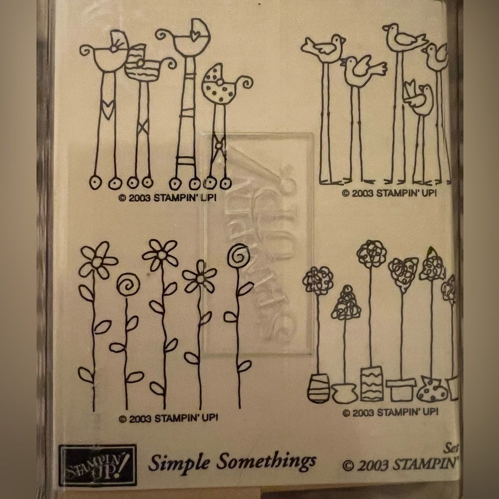 Stamping Up! 2003 retired. Simple somethings. New